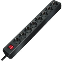 Brennenstuhl 1159300018 prolunghe e multiple 3 m 8 presa(e) AC Nero, Ciabatta Nero, 3 m, 8 presa(e) AC, Nero, Plastica, Nero, 1 pezzo(i)