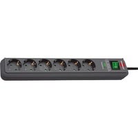 Brennenstuhl 1159710515 prolunghe e multiple 5 m 6 presa(e) AC Interno Antracite, Ciabatta antracite, 5 m, 6 presa(e) AC, Interno, Tipo F, IP20, Antracite
