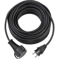 Brennenstuhl 1161450 cavo di alimentazione Nero 10 m, Cavo di prolunga Nero, 10 m, Nero