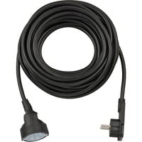 Brennenstuhl 1168980010 cavo di alimentazione Nero 10 m, Cavo di prolunga Nero, 10 m, Nero