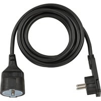 Brennenstuhl 1168980030 cavo di alimentazione Nero 3 m, Cavo di prolunga Nero, 3 m, Nero