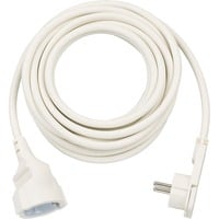 Brennenstuhl 1168980250 cavo di alimentazione Bianco 5 m, Cavo di prolunga bianco, 5 m, Bianco
