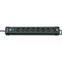 Brennenstuhl BN-1951180100 Prolunghe elettriche, Ciabatta Nero, 3 m, 8 presa(e) AC, Nero, Plastica, Nero