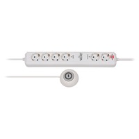 Brennenstuhl EL CSP 24 DE 3676 Bianco 6 presa(e) AC 230 V 1,2 m, Ciabatta bianco, 6 presa(e) AC, Tipo E, 230 V, 50 Hz, Bianco, 1,2 m
