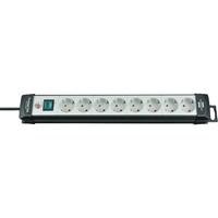 Brennenstuhl Multipresa Premium-Line 8 vie, Ciabatta Nero/Grigio chiaro