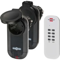 Brennenstuhl Set di commutazione radio RC CE1 0201 Nero/Bianco