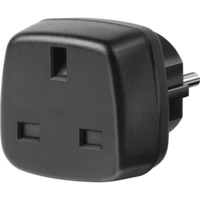 Brennenstuhl Travel Adapter GB/earthed adattatore e invertitore Nero Nero