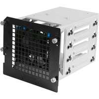 Chenbro 384-10502-2100A0 parte del case del computer Full Tower Gabbia HDD, Telaio di montaggio Nero, Full Tower, Gabbia HDD, Metallo, Nero, Argento, 3.5", 80 mm