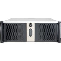 Chenbro 4U Open-Bay Compact Rackmount Portabagagli Grigio vane portacomputer, Enclosure per rack Nero/Argento, Portabagagli, Server, ABS sintetico, SGCC, CEB, Grigio, 4U
