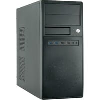 Chieftec CG-04B-OP computer case Midi Tower Nero, Chassis Tower Nero, Midi Tower, PC, Nero, ATX, micro ATX, SECC, 14 cm
