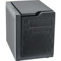 Chieftec CI-01B-OP computer case Cubo Nero, Chassis Tower Nero, Cubo, PC, Nero, micro ATX, SECC, 15 cm