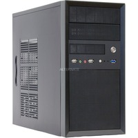 Chieftec CT-01B-OP computer case Mini Tower Nero, Chassis Tower Nero, Mini Tower, PC, Nero, micro ATX, SECC, Casa/ufficio, Vendita al dettaglio