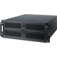 Chieftec UNC-411E-B computer case Supporto Nero, Argento 400 W, Server case Nero, Supporto, Server, Nero, Argento, ATX, EATX, micro ATX, SECC, 4U