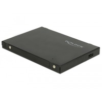 DeLOCK 42609 contenitore di unità di archiviazione Box esterno SSD Nero M.2, Disk enclosure Nero, Box esterno SSD, M.2, PCI Express, 10 Gbit/s, Collegamento del dispositivo USB, Nero