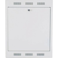 Digitus Alloggiamento a parete per installazione a incasso (montaggio a filo), IT armadio grigio chiaro, Da parete, 2U, 100 kg, Lucchetti, Grigio
