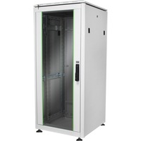Digitus Armadio di rete Serie Unique - 600 x 600 mm (L x P), IT armadio grigio chiaro, Rack indipendenti, 800 kg, Grigio