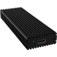 ICY BOX IB-1816M-C31 contenitore di unità di archiviazione Box esterno SSD Nero M.2, Disk enclosure Nero, Box esterno SSD, M.2, M.2, Collegamento del dispositivo USB, Nero