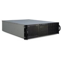 Inter-Tech 3U-30240 Supporto Nero Nero, Supporto, Server, Nero, ATX, Flex-ATX, micro ATX, Mini-ATX, Mini-ITX, Acciaio, 3U