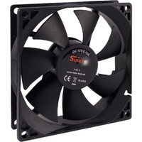 Inter-Tech 88885180 sistema di raffreddamento per computer Universale Ventilatore 9,2 cm, Ventola Nero, Ventilatore, 9,2 cm, 1500 Giri/min, 24 dB, 32,5 pdc/min