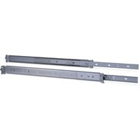Inter-Tech 88887221 porta accessori Guida per scaffale, Rotaie di montaggio grigio, Guida per scaffale, Argento, Acciaio, 30 kg, 2U, 19"