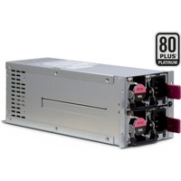 Inter-Tech ASPOWER R2A-DV0800-N alimentatore per computer 800 W 20+4 pin ATX 2U Argento grigio, 800 W, 100 - 240 V, 50 - 60 Hz, 15 A, 150 W, 30 A
