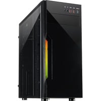 Inter-Tech B-42 RGB Tower Nero Nero, Tower, PC, Nero, ATX, uATX, Metallo, Giocare