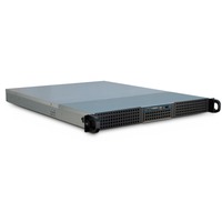 Inter-Tech IPC 1U-10255 Supporto Nero Nero, Supporto, Server, Nero, ATX, EATX, EEB, Acciaio, HDD, Rete, Potenza