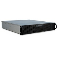 Inter-Tech IPC 2U-20248 Supporto Nero, Server case Nero, Supporto, Server, Nero, ATX, micro ATX, Mini-ITX, Acciaio, HDD, Rete, Potenza