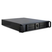 Inter-Tech IPC 2U-2098-SL Supporto Nero Nero, Supporto, Server, Nero, ATX, micro ATX, uATX, Mini-ITX, Acciaio, 2U