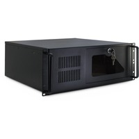 Inter-Tech IPC 4U-4088-S Supporto Nero, Server case Nero, Supporto, Server, Nero, ATX, micro ATX, uATX, Mini-ITX, Acciaio, 4U