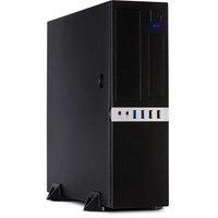 Inter-Tech IT-503 Mini Tower Nero, Chassis Tower Nero, Mini Tower, PC, Nero, Mini-ITX, uATX, Metallo, Casa/ufficio