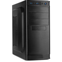 Inter-Tech IT-5905 Midi Tower Nero Nero, Midi Tower, PC, Nero, ATX, micro ATX, Casa/ufficio, 35,5 cm