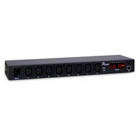 Inter-Tech SW-0816 unità di distribuzione dell'energia (PDU) 8 presa(e) AC Nero, Ciabatta Nero, Acciaio, Nero, LED, 8 presa(e) AC, Accoppiatore C13, Accoppiatore C20