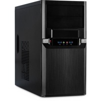 Inter-Tech TM-515 Micro Tower Nero, Chassis Tower Nero, Micro Tower, PC, Nero, uATX, Metallo, 36 cm