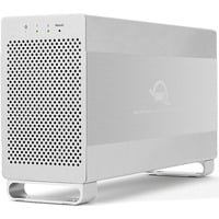 OWC Mercury Elite Pro Dual Box esterno HDD Bianco 3.5", Disk enclosure argento, Box esterno HDD, 3.5", Seriale ATA II, Serial ATA III, Collegamento del dispositivo USB, Bianco