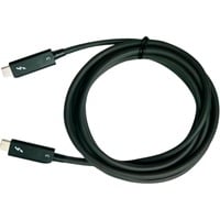 QNAP CAB-TBT305M-40G-LINTES 2 m 40 Gbit/s Nero, Cavo Nero, Maschio, Maschio, 2 m, Nero, 40 Gbit/s, 1 pz