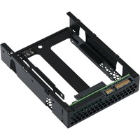QNAP QDA-A2AR contenitore di unità di archiviazione Box esterno HDD/SSD Nero 2.5", Telaio di montaggio Nero, Box esterno HDD/SSD, 2.5", Serial ATA III, 6 Gbit/s, Nero