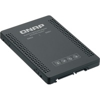 QNAP QDA-A2MAR contenitore di unità di archiviazione Box esterno SSD Nero M.2 Nero, Box esterno SSD, M.2, M.2, 6 Gbit/s, Nero