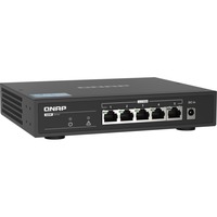 QNAP QSW-1105-5T switch di rete Non gestito Gigabit Ethernet (10/100/1000) Nero, Interruttore Nero, Non gestito, Gigabit Ethernet (10/100/1000)