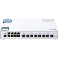 QNAP QSW-M408-4C switch di rete Gestito L2 Gigabit Ethernet (10/100/1000) Bianco, Interruttore bianco, Gestito, L2, Gigabit Ethernet (10/100/1000), Full duplex