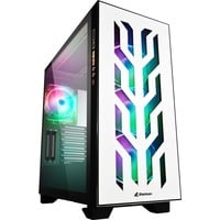 Sharkoon ELITE SHARK CA300T Tower Bianco bianco, Tower, PC, Bianco, ATX, EATX, micro ATX, Mini-ITX, Giocare, Multi