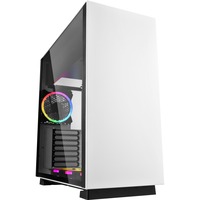 Sharkoon Pure Steel RGB Midi Tower Bianco, Chassis Tower bianco, Midi Tower, PC, Bianco, ATX, CEB, EATX, EEB, micro ATX, Mini-ITX, Acciaio, Vetro temperato, Multi