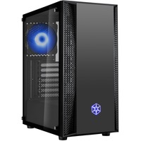 SilverStone FARA B1 RGB Tower Nero, Chassis Tower Nero, Tower, PC, Nero, ATX, micro ATX, Mini-ITX, Plastica, Acciaio, Vetro temperato, Blu, Verde, Rosso