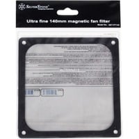 SilverStone FF143 Filtro per ventola Nero, Filtro per ventola, Nero, 140 mm, 1,5 mm, 140 mm, 17 g