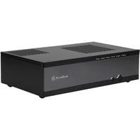SilverStone ML05 HTPC Nero, Case HTPC Nero, HTPC, PC, Nero, Mini-ITX, Metallo, Casa/ufficio