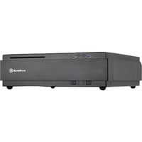 SilverStone ML07 vane portacomputer HTPC Nero Nero, HTPC, PC, Plastica, Acciaio, Mini-DTX, Mini-ITX, Nero, Fondo