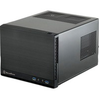 SilverStone SG13 Mini Tower Nero, Chassis Tower Nero, Mini Tower, PC, Nero, Mini-DTX, Mini-ITX, Alluminio, Plastica, Acciaio, 2.5,3.5"
