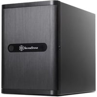 SilverStone SST-DS380B computer case Nero Nero, Nero, Alluminio, Acciaio inossidabile, 211 mm, 360 mm, 285 mm, 12 cm