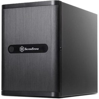 SilverStone SST-DS380B computer case Nero, Chassis Tower Nero, Nero, Alluminio, Acciaio inossidabile, 211 mm, 360 mm, 285 mm, 12 cm