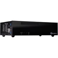 SilverStone SST-ML09B vane portacomputer HTPC Nero, Case HTPC Nero, HTPC, PC, Acrilico, Plastica, Acciaio, Mini-DTX, Mini-ITX, Nero, 0,8 mm